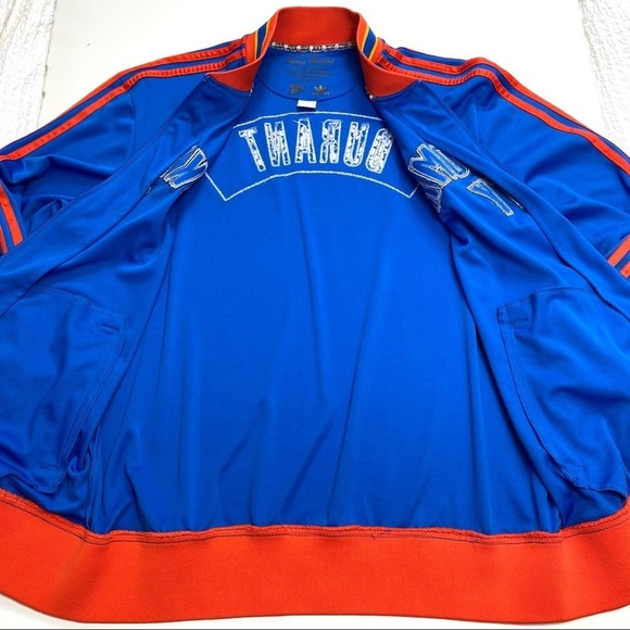 Adidas Rare Oklahoma City Thunder NBA Kevin Durant Zip up Sweat Track Jacket - Picture 8 of 9